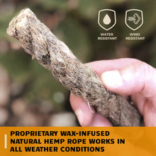 Load image into Gallery viewer, 3 Pk Jumbo Fire Ropes - Bushcraft Survival