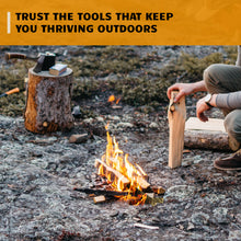 Load image into Gallery viewer, Jumbo Magnesium & Ferro Rod Combo + Jumbo Fire Rope - Bushcraft Survival