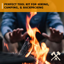 Load image into Gallery viewer, Bushcraft Survival Fire Starter & Tinder Rope Combo - Bushcraft Survival