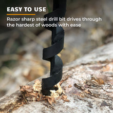 Load image into Gallery viewer, 1 Inch Scotch Eye Auger - Bushcraft Survival