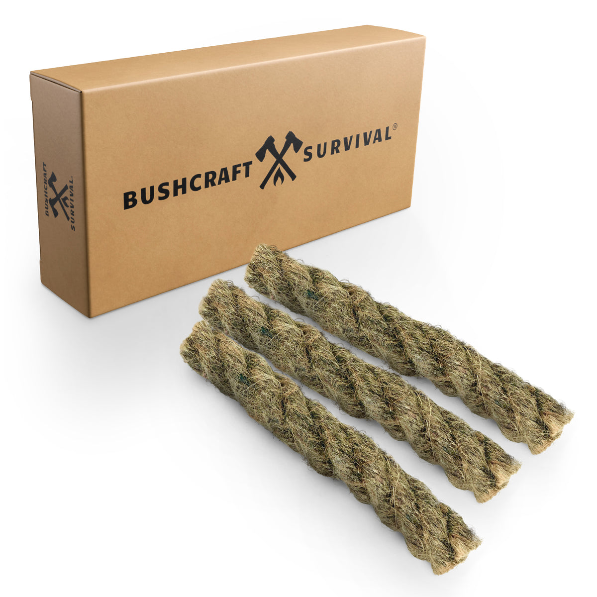 3 Pack Jumbo Fire Ropes – Bushcraft Survival